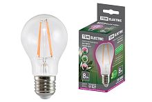 Лампа светодиодная A60-8 Вт-230 В-E27-CL "ФИТО" 60*108 мм ТДМ          