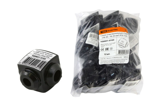 Сжим ответвительный У-734М (16-35 : 16-25 мм2) IP20 инд. стикер ТДМ                                        