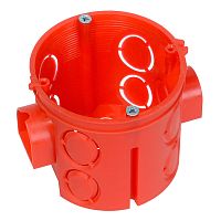 Коробка установочная углубленная HF 68х62 с саморезами (140шт/кор) Промрукав          