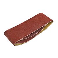 Лента абразивная 75ммх457мм,  Р80, 3шт EDGE by Patriot          