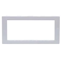Рамка универсальная на 4 модуля, цвет белый (кор 26шт)          