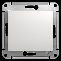 Переключатель с/у GLOSSA 1кл белый механизм IP20 10А перекрестный (упак-10шт) SchE          