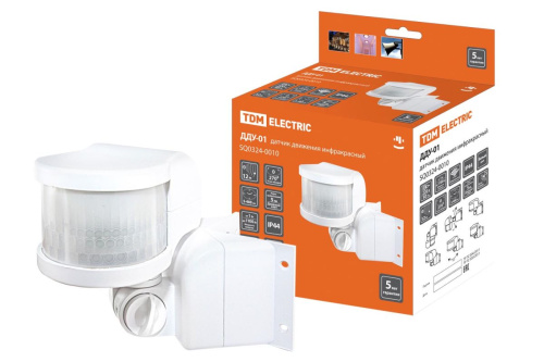 Датчик движения 1100Вт ДДУ-01 угловой IP44 ТДМ                                        