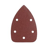 Треугольник шлифовальный на липучке, 140х140х80мм, Р60, 5 отверстий, (упаковка - 5 шт) PATRIOT          