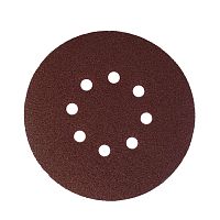 Круг шлифовальный на липучке, 150мм, Р60, 8 отверстий, (упаковка - 5 шт) PATRIOT          