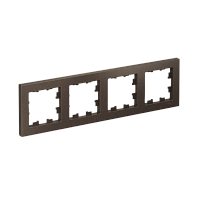 Рамка AtlasDesign 4м мокко, универсальная (упак-5шт) SchE          