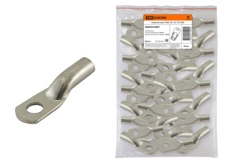 Наконечник медный луженый ТМЛ 35-10-10 ГОСТ 7386-80 ТДМ (Замена на код 119263 КВТ)                                        