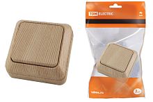 Выключатель о/у Ладога 1кл сосна IP20 10А ТДМ          