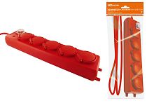 Удлинитель силовой Уз16-05В  (с крышками IP44, выключатель, 5 мест/10м КГ 3х1,5) ТДМ          