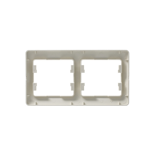 Рамка GLOSSA 2м бежевый, горизонтальная (упак-30шт) SchE                                         фото 2                    