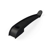 Держатель кабеля односторонний для прямого монтажа черный (20шт/240шт уп/кор) Промрукав          