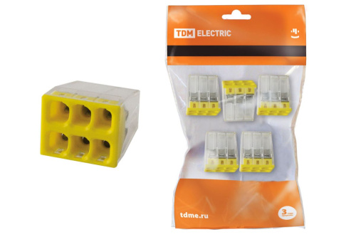 Строительно-монтажная клемма КБМ-2273-246 (2,5мм2) с пастой (5 шт/упак) ТДМ                                        