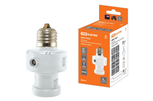 Фотореле ФРЛ-Т-Е27 15лк 100Вт c тайм. ТДМ                                        