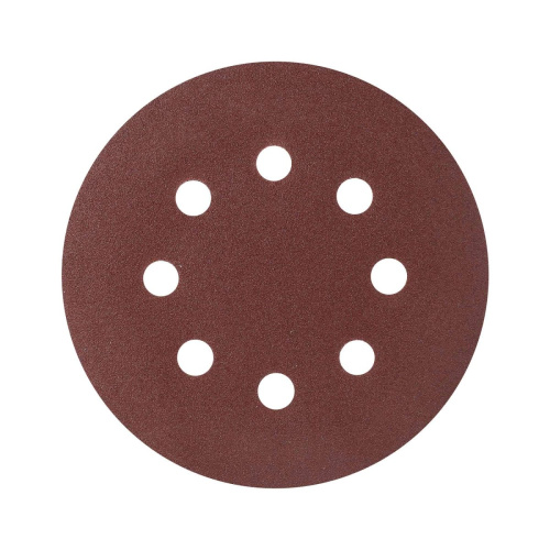 Круг шлифовальный на липучке, 125мм, Р120, 8 отверстий, (упаковка - 5 шт) PATRIOT                                        