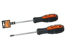 Отвертка шлицевая двухкомпонентная, CR-V тип SL6.0x150, серия "Алмаз" ТДМ          