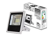 Прожектор светодиодный 20Вт СДО20  6500К Народный серый ТДМ          