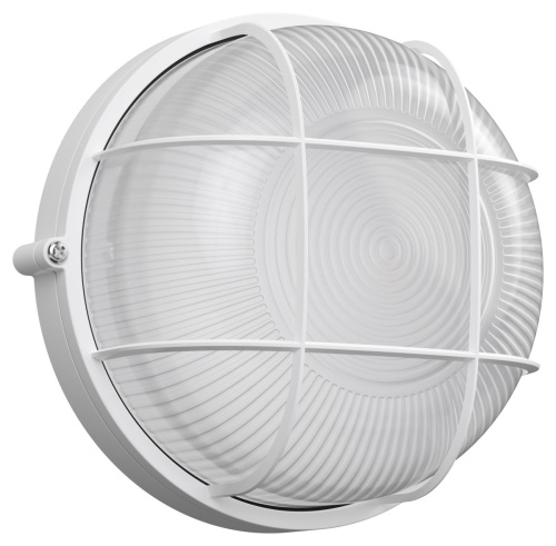 Светильник НПП  60Вт Е27 НПП1302 белый круг с решеткой, инд/упак IP54 ИЭК                                         