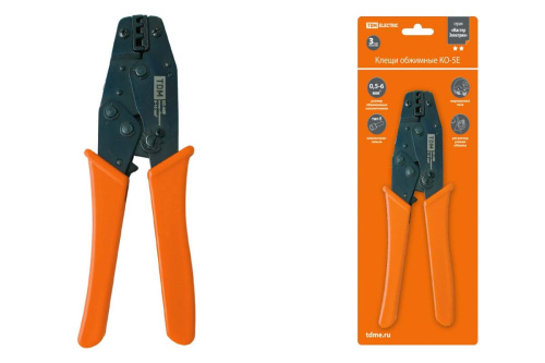 Клещи обжимные КО-5Е 0,5-6мм ТДМ                                        