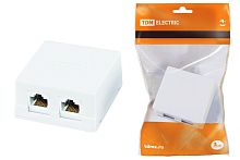 Розетка RJ45 2м (комп.) ТДМ          
