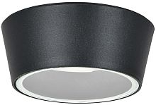 LIGHTING Светильник уличный 5104 потолочный под лампу GX53 IP65 черный IEK          