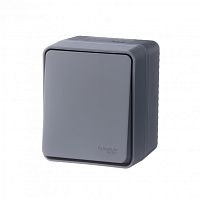 Переключатель о/у AtlasDesign Profi54 1кл антрацит IP54 10А SchE          