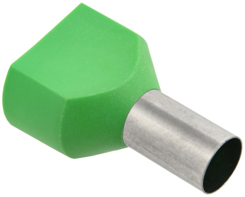 Наконечник-гильза изолированный 16х14 штыревой втулочный зеленый (уп./20шт) НГИ2 ИЭК                                        