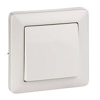 Выключатель ХИТ С/У 1-клавишный 6А, 250В, БЕЛЫЙ. Россия SchE          