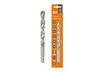 Сверло по металлу, 10 мм, полир., HSS, класс точн. В, 118⁰, цилиндр. хв., блистер 1 шт, "Рубин" ТДМ          