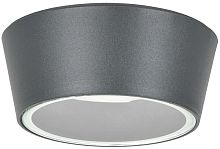 LIGHTING Светильник уличный 5104 потолочный под лампу GX53 IP65 серый IEK          