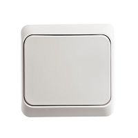 Выключатель о/у Этюд 1кл белый IP20 10А (упак-25шт) SchE          