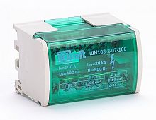 Шина N нулевая на DIN-рейку в корпусе 2х7групп ШН-103 DEKraft          