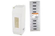 Бокс пластиковый КМПн 1/2 для наружной  установки IP20 инд. штрихкод ТДМ (аналог SQ0907-0101)           