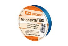 Изолента ПВХ 0,13х15мм Синяя 20м ТДМ          