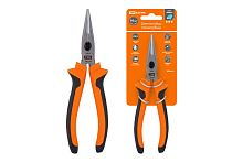 Длинногубцы (тонкогубцы), с двухкомпонентными рукоятками,CR-V сталь, 160 мм, серия "Алмаз" ТДМ          