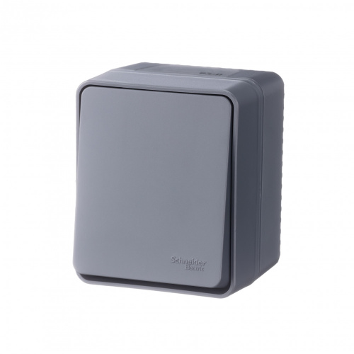 Выключатель о/у AtlasDesign Profi54 1кл антрацит IP54 10А SchE                                        