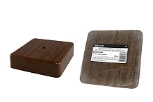 Коробка распаячная КР 75х75х20 ОП бук, с клем. колодкой, IP40, инд. штрихкод ТДМ          